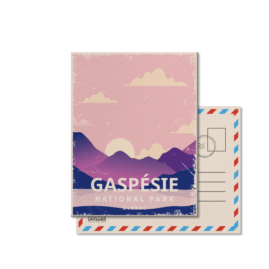 Gaspesie Quebec National Park Postcard