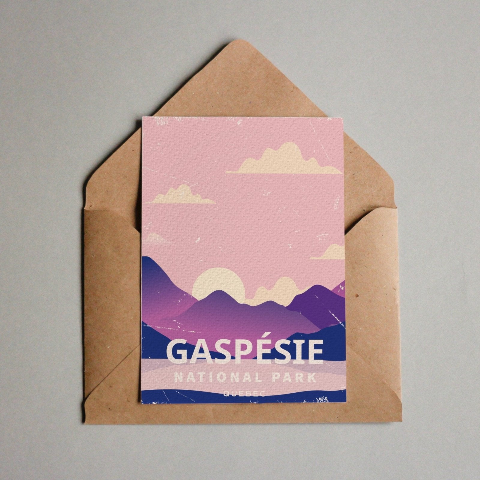 Gaspesie Quebec National Park Postcard