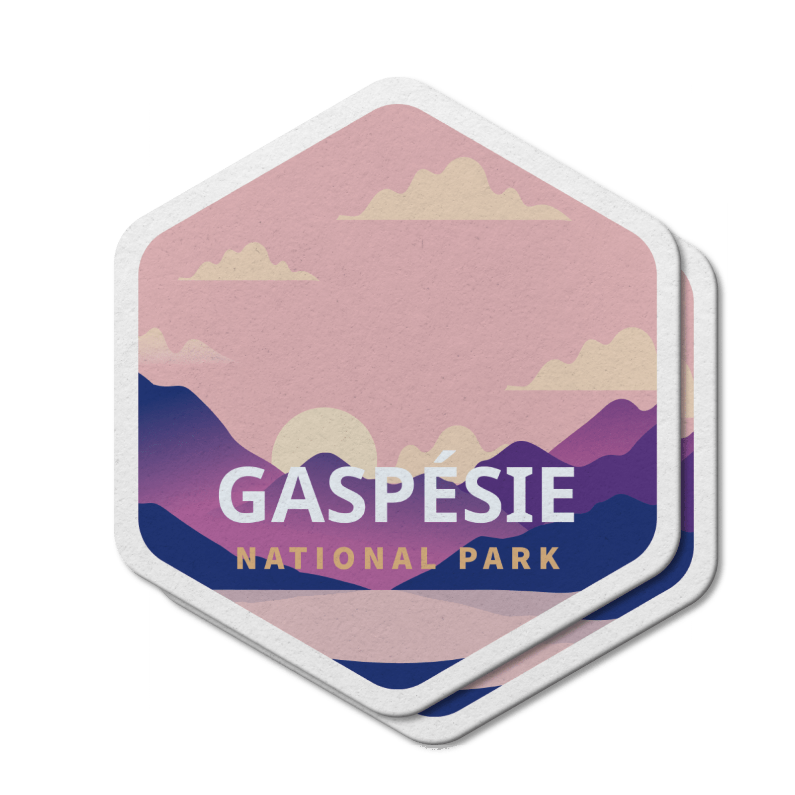 Autocollant en vinyle imperméable pour parc national Gaspésie-Québec 