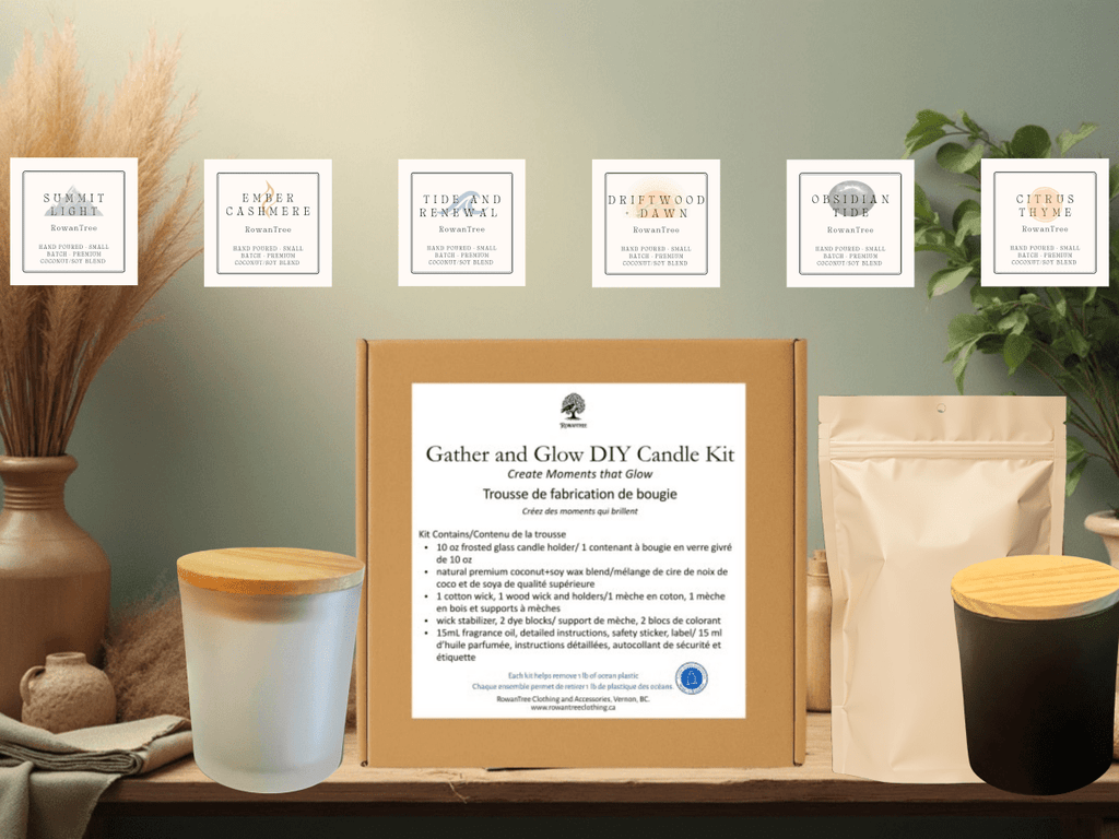 Gather &amp; Glow – Kit de fabrication de bougies Ember Cashmere