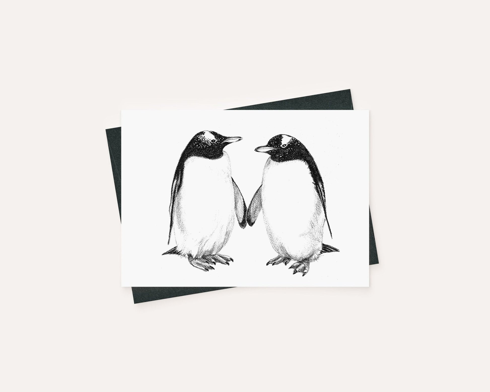 Gentoo Penguins - Greeting Card