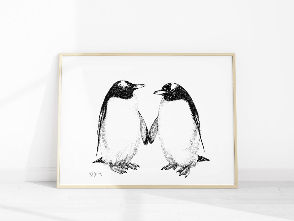 Gentoo Penguins - Print