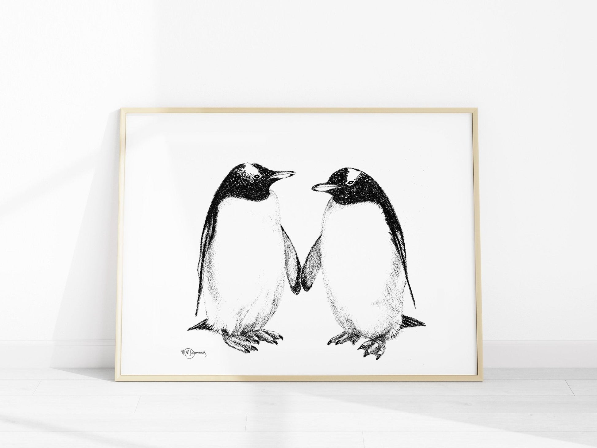 Gentoo Penguins - Print