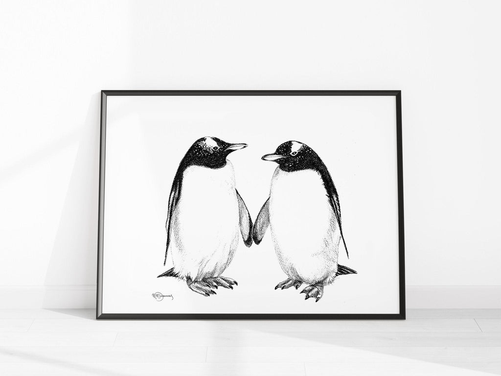 Gentoo Penguins - Print