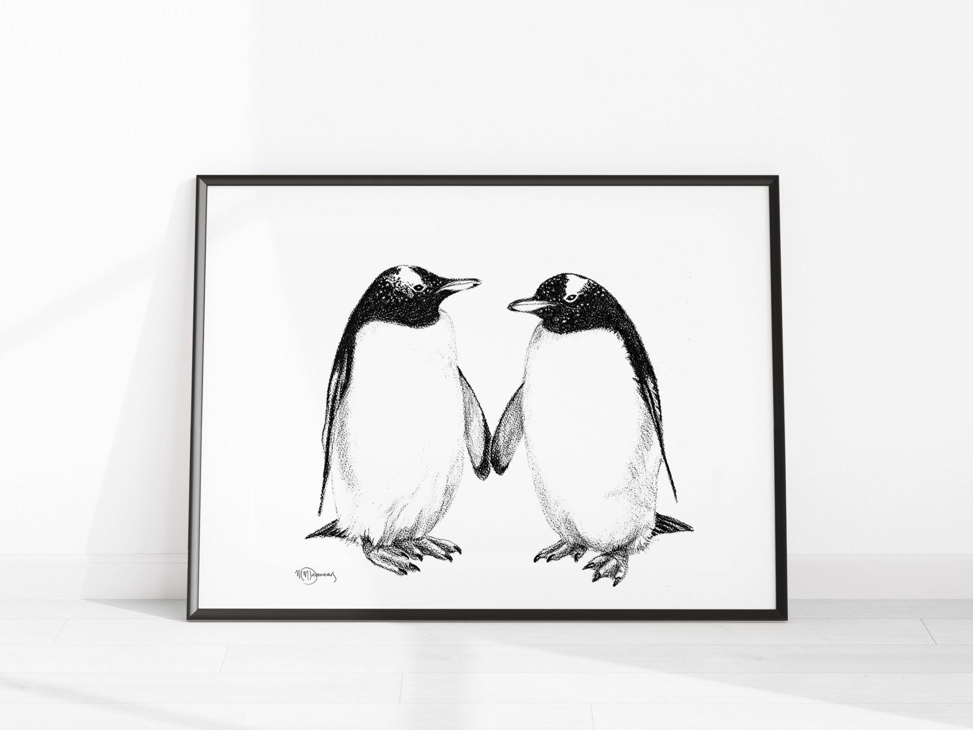 Gentoo Penguins - Print