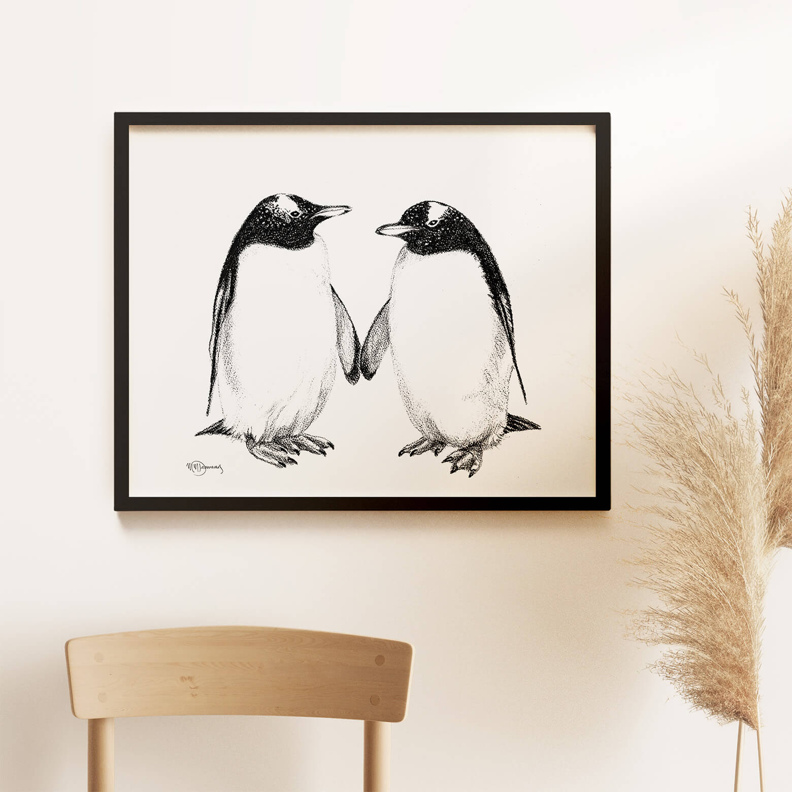 Gentoo Penguins - Print