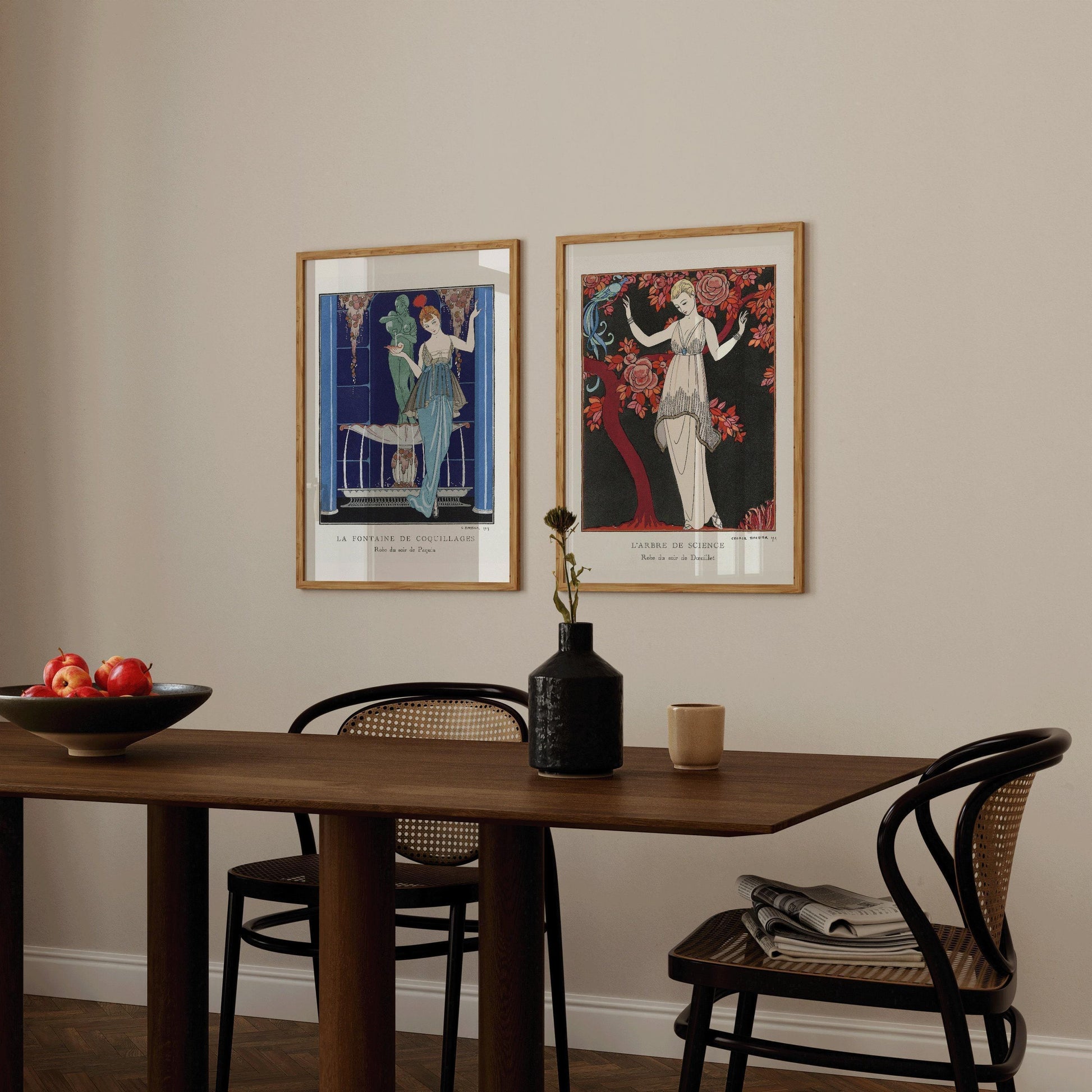 George Barbier STATEMENT DUO | Estampes Art Nouveau disponibles encadrées