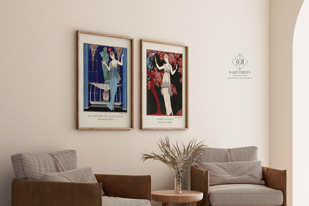 George Barbier STATEMENT DUO | Estampes Art Nouveau disponibles encadrées