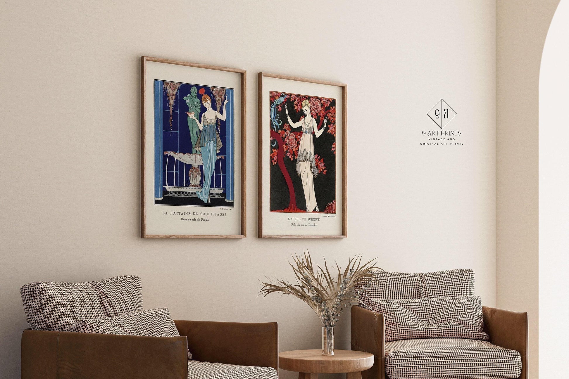 George Barbier STATEMENT DUO | Estampes Art Nouveau disponibles encadrées