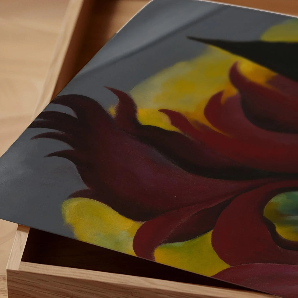 Georgia O'Keeffe - Érable rouge | L'étonnante peinture en reproduction giclée (disponible encadrée ou non encadrée)
