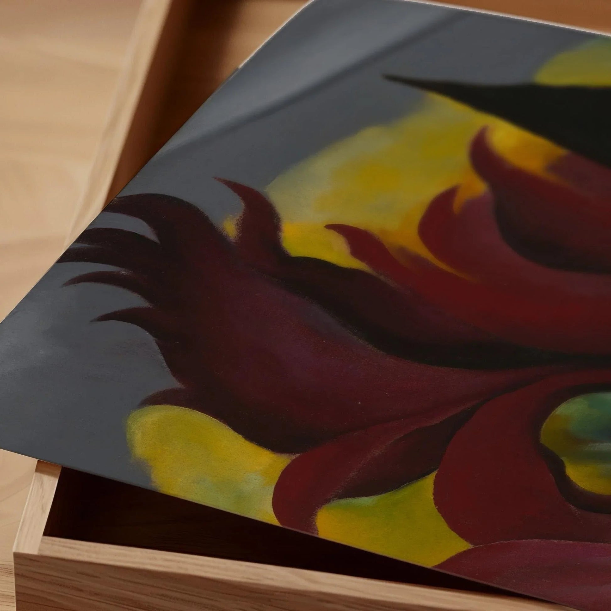 Georgia O'Keeffe - Érable rouge | L'étonnante peinture en reproduction giclée (disponible encadrée ou non encadrée)