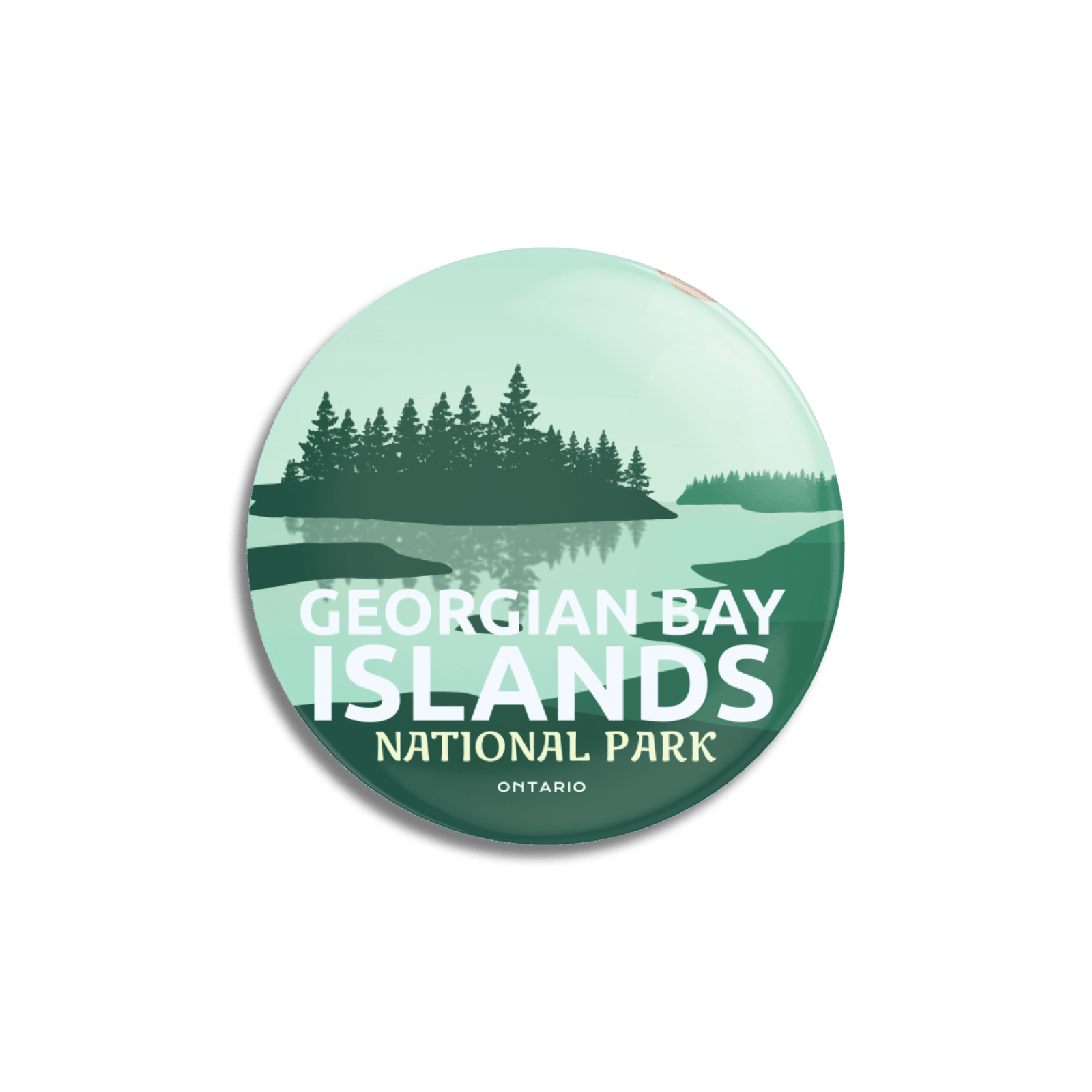 Georgian Bay Islands National Park of Canada Pinback Button