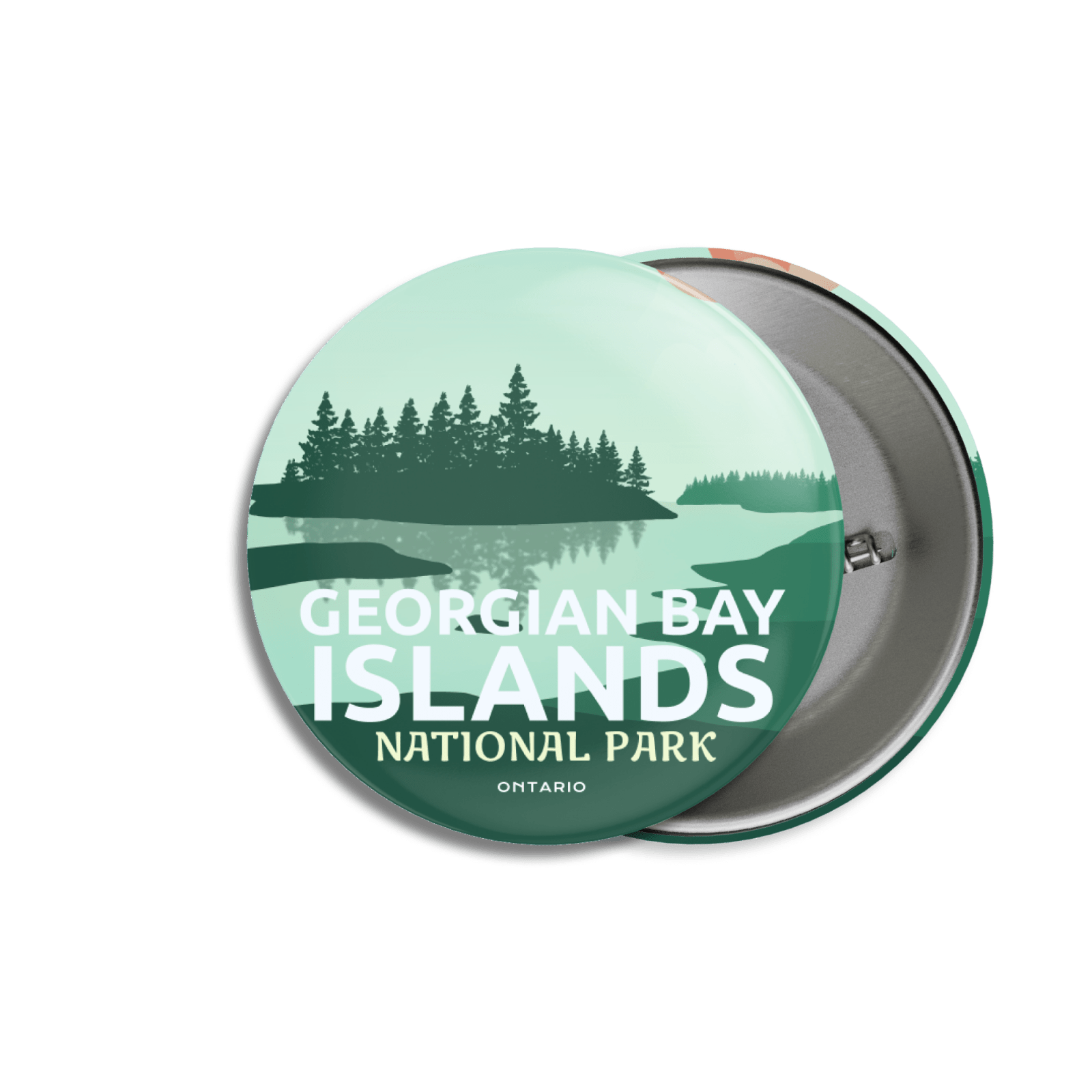 Georgian Bay Islands National Park of Canada Pinback Button