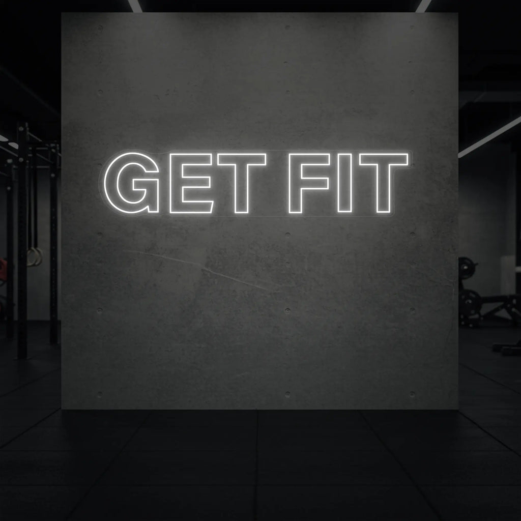 Enseigne lumineuse GET FIT