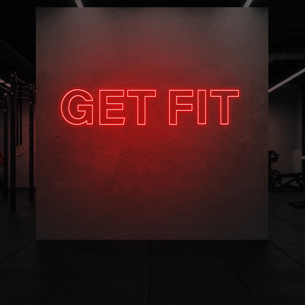 Enseigne lumineuse GET FIT