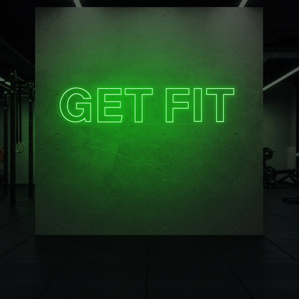 Enseigne lumineuse GET FIT