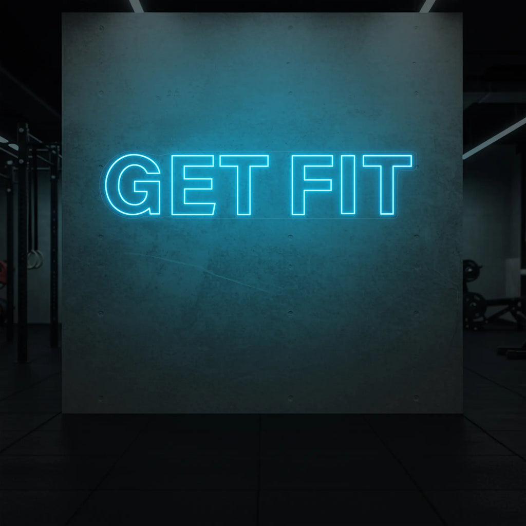 Enseigne lumineuse GET FIT