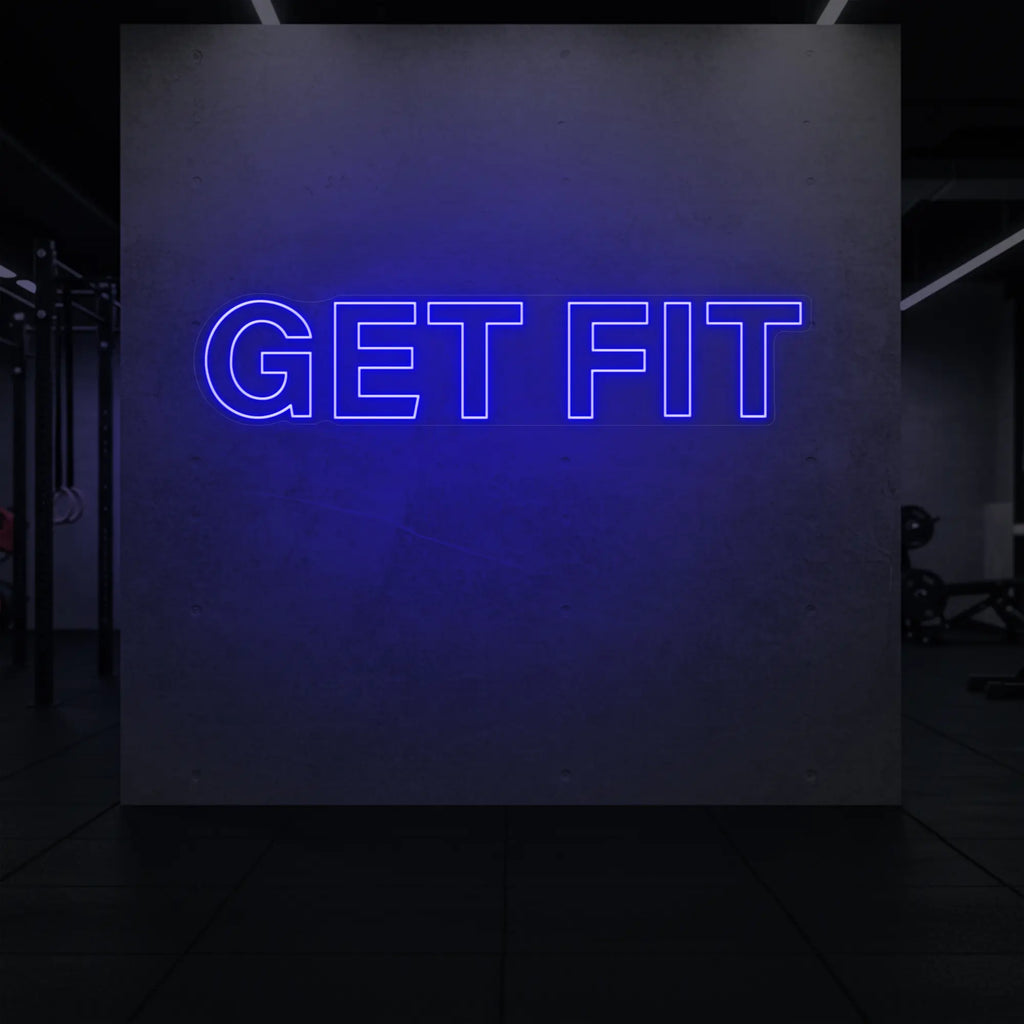 Enseigne lumineuse GET FIT