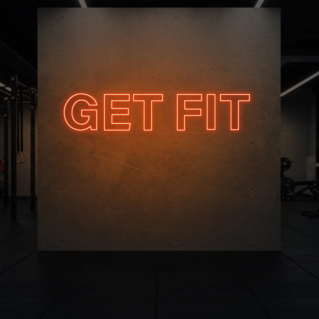 Enseigne lumineuse GET FIT