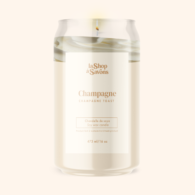 16 oz Soy Candle - Champagne