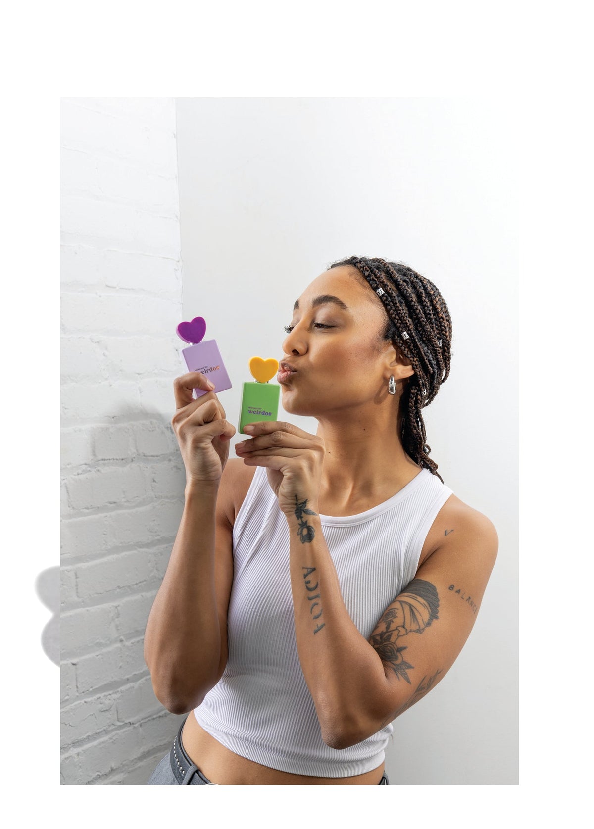 heart glass spray bottle
