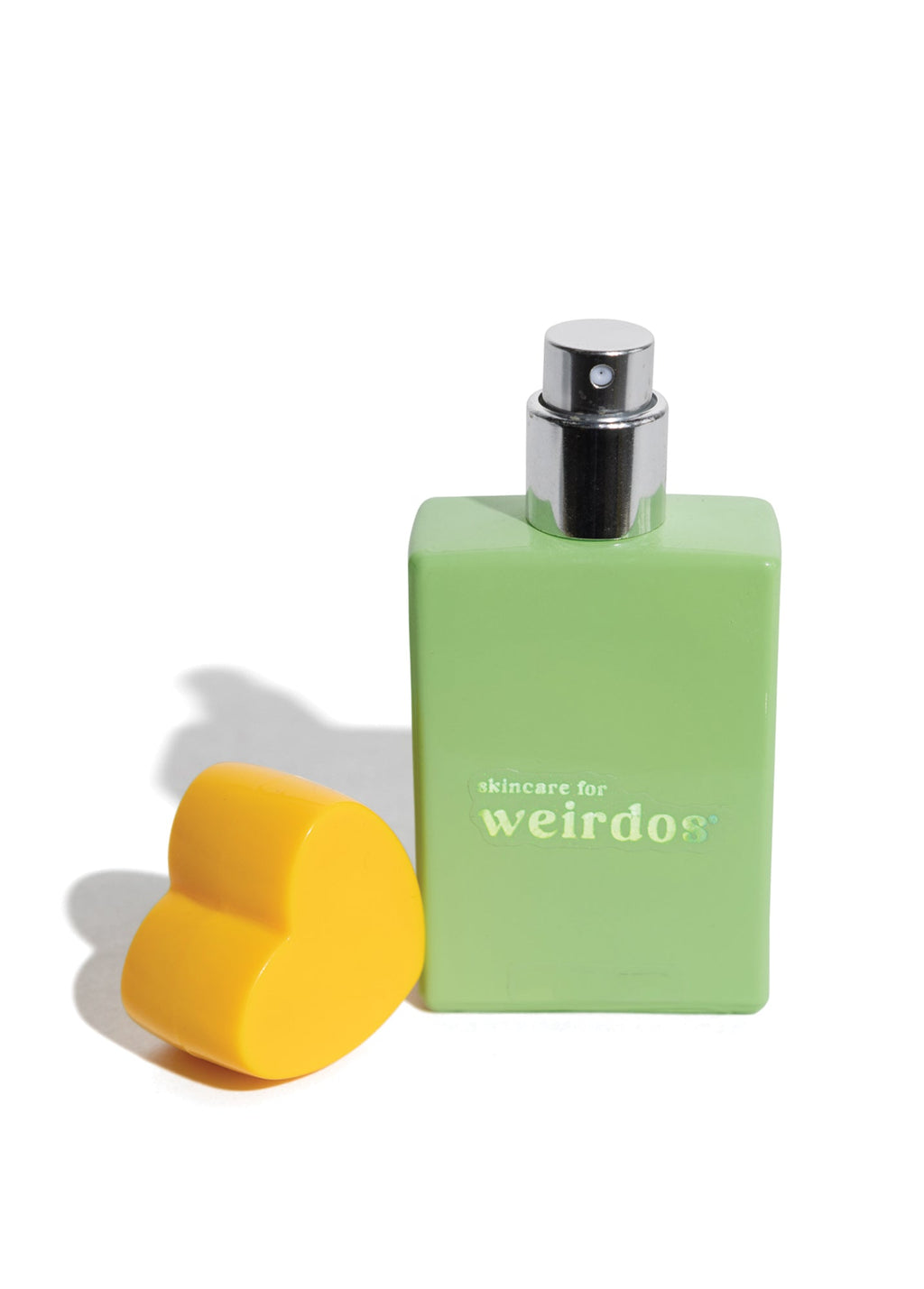 vaporisateur en verre en forme de cœur