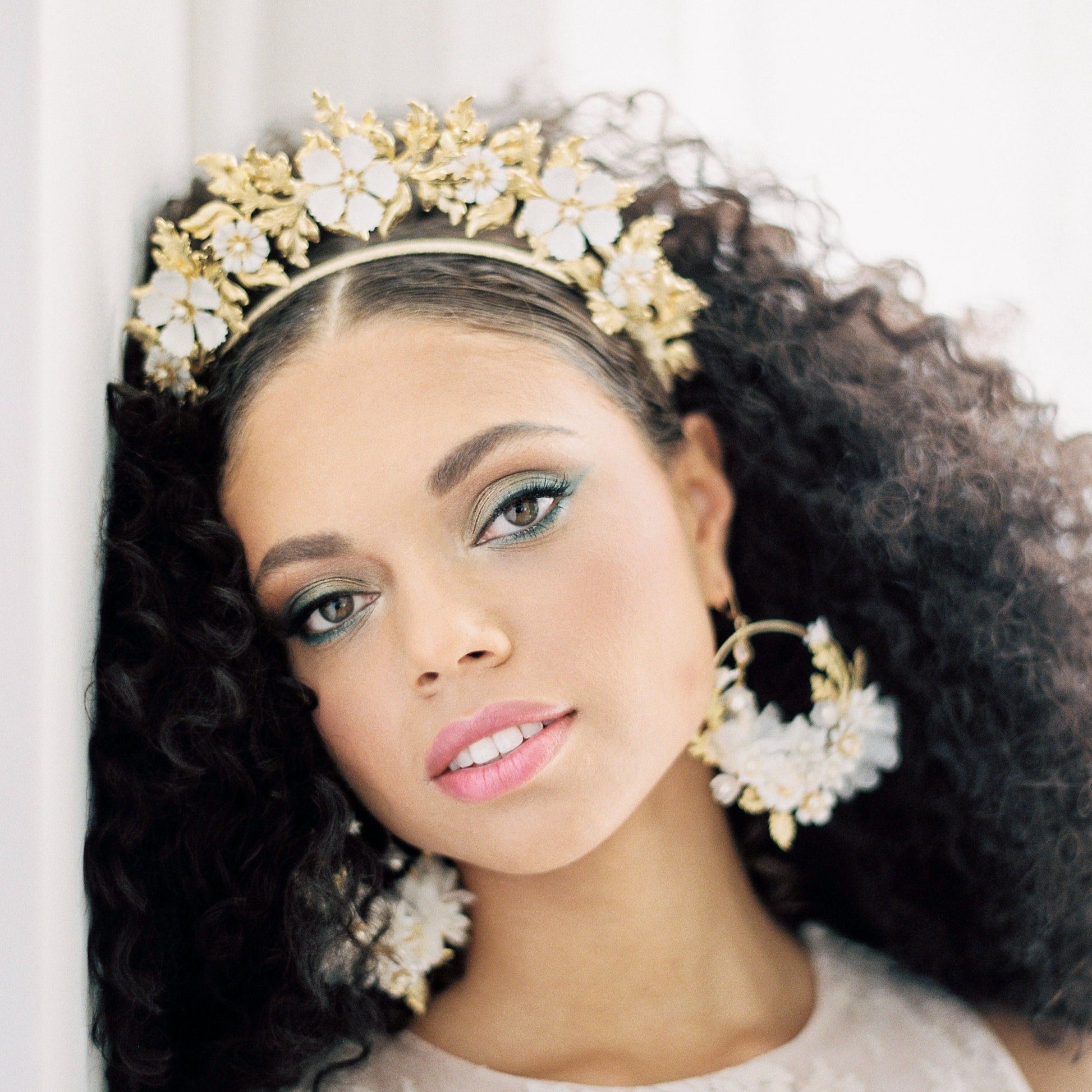 OAKLEY Oak Leaf and Enamel Flower Crown