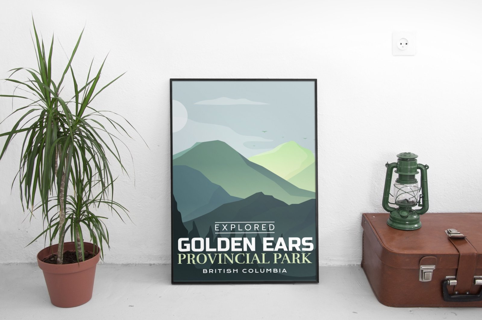 Affiche « Explorée » du parc provincial Golden Ears