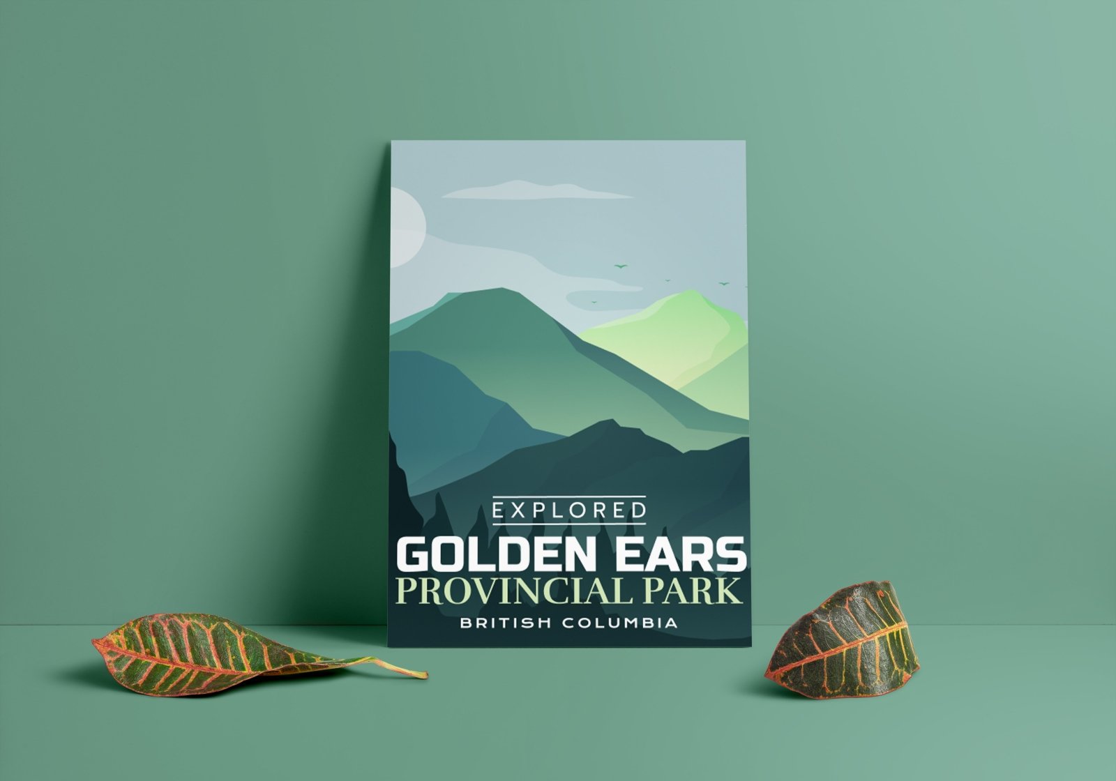 Affiche « Explorée » du parc provincial Golden Ears