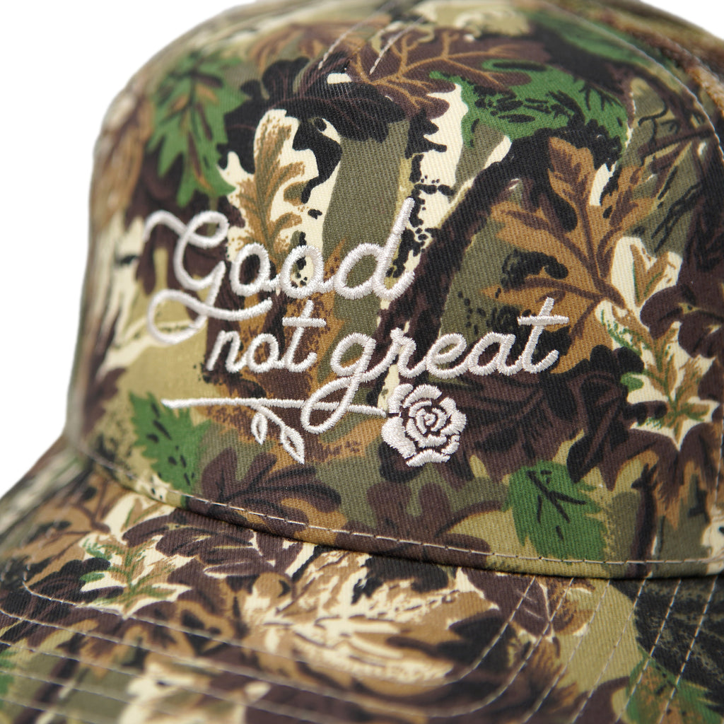 Good Not Great Camo Trucker Hat
