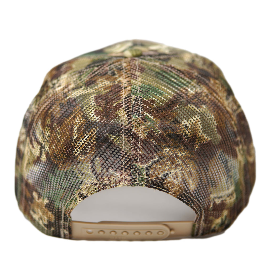 Casquette de camionneur à motif camouflage feuille d'érable