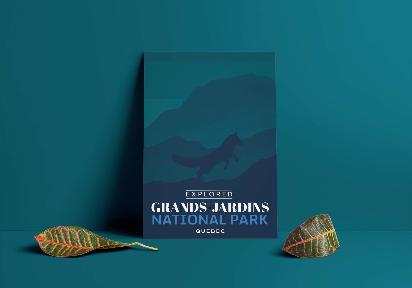Affiche « Exploré » du parc national des Grands-Jardins