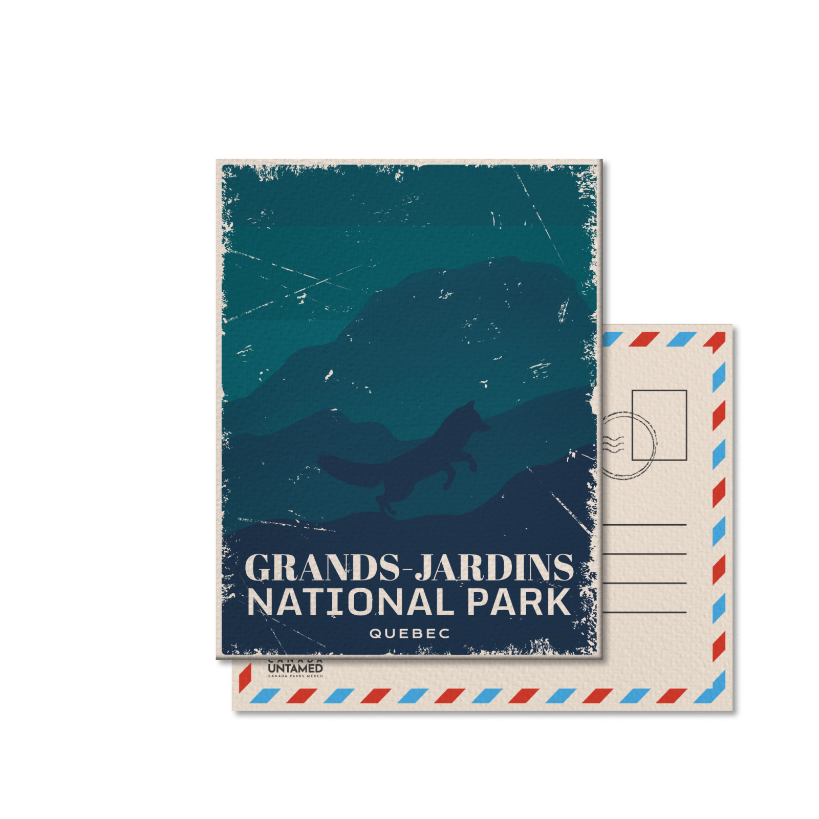 Grands-Jardins Quebec National Park Postcard