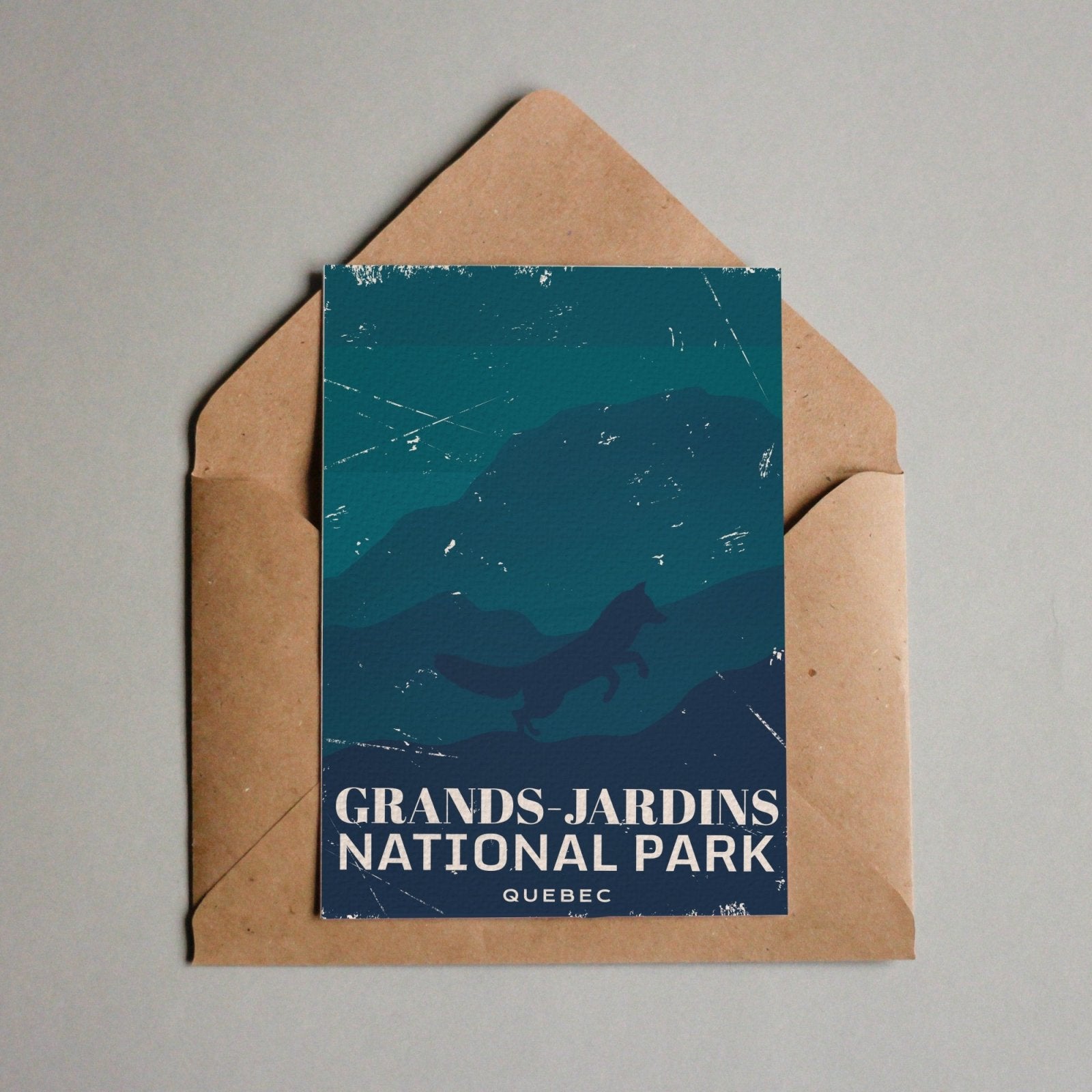Grands-Jardins Quebec National Park Postcard
