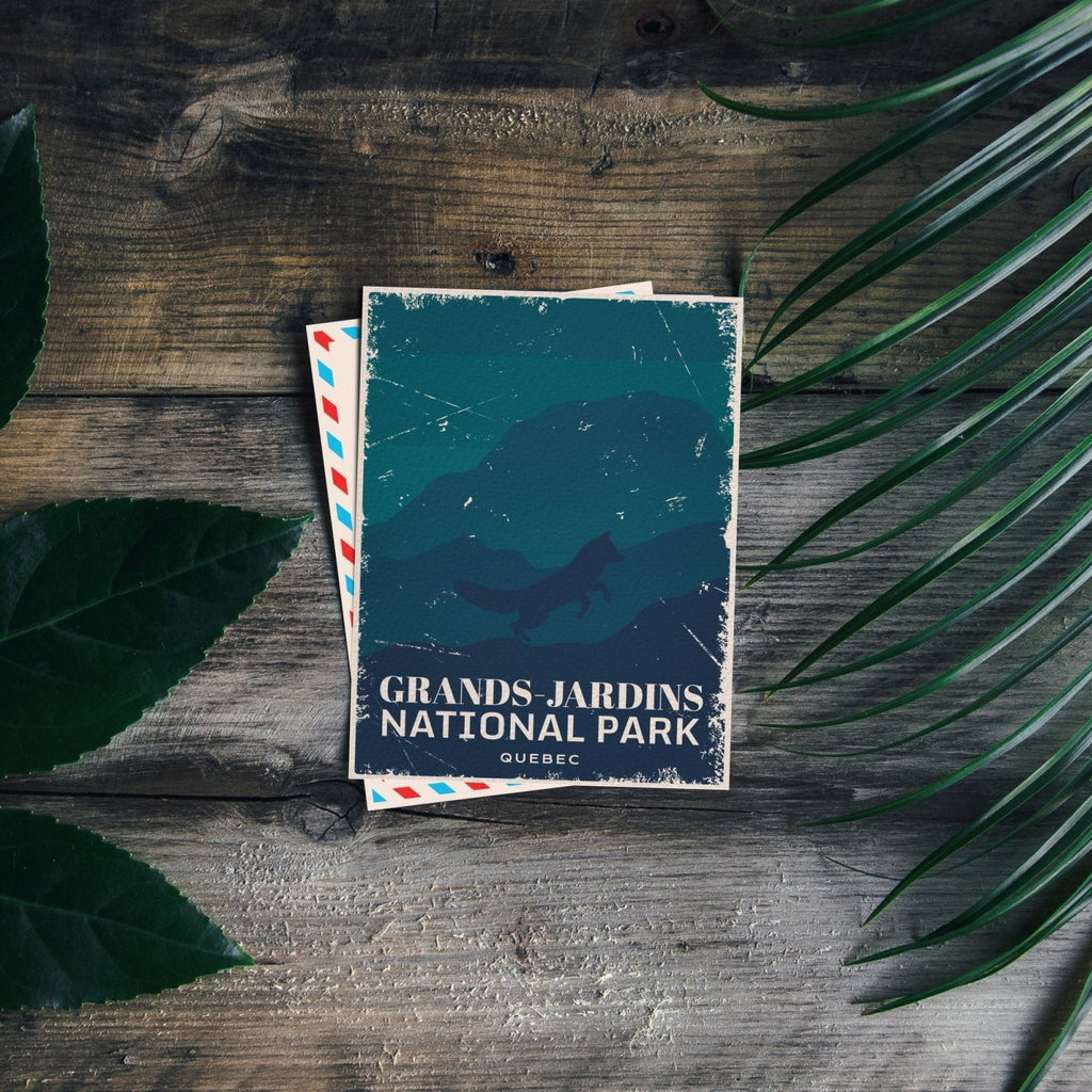 Grands-Jardins Quebec National Park Postcard