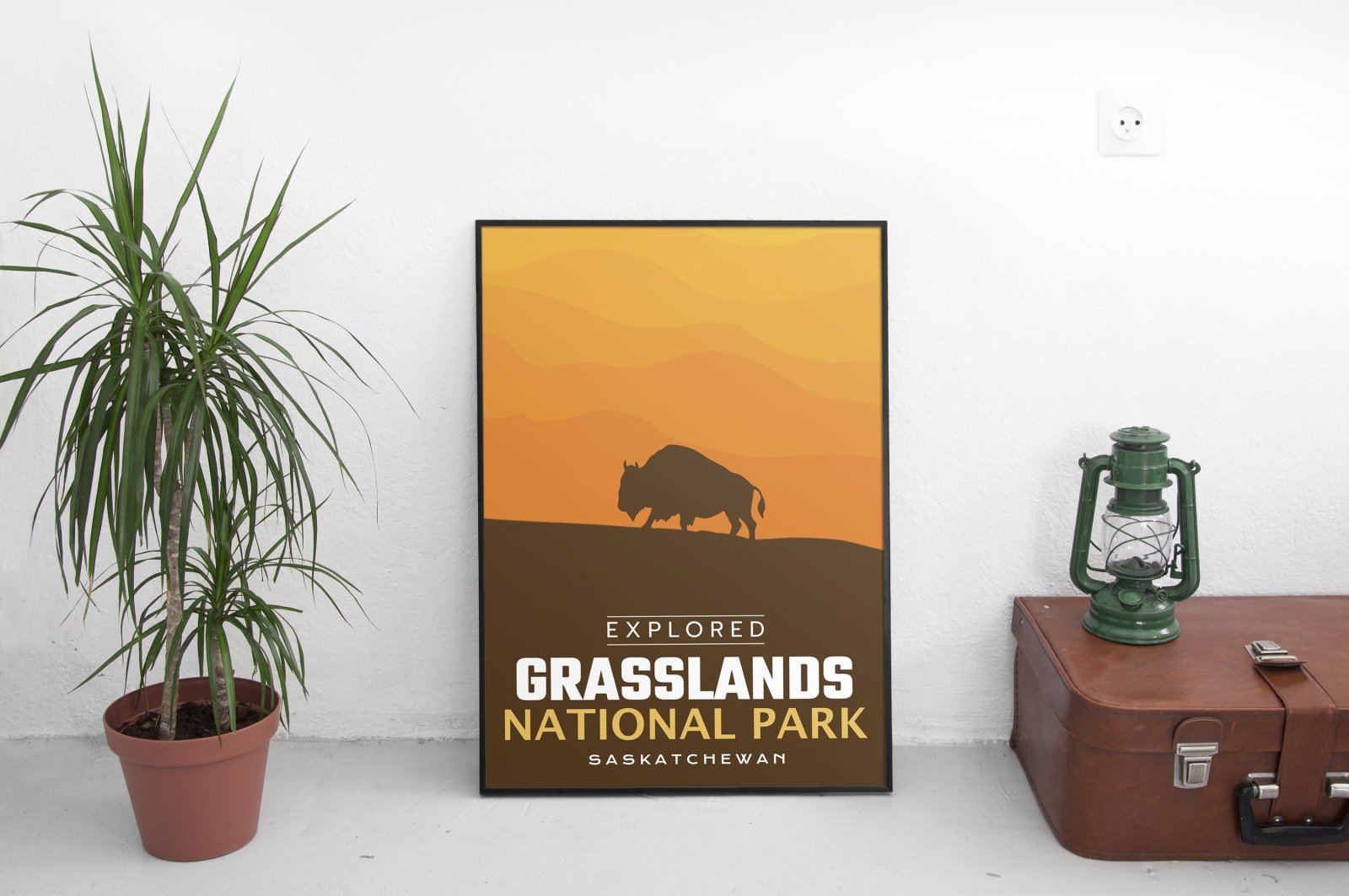 Grasslands National Park 'Explored' Poster