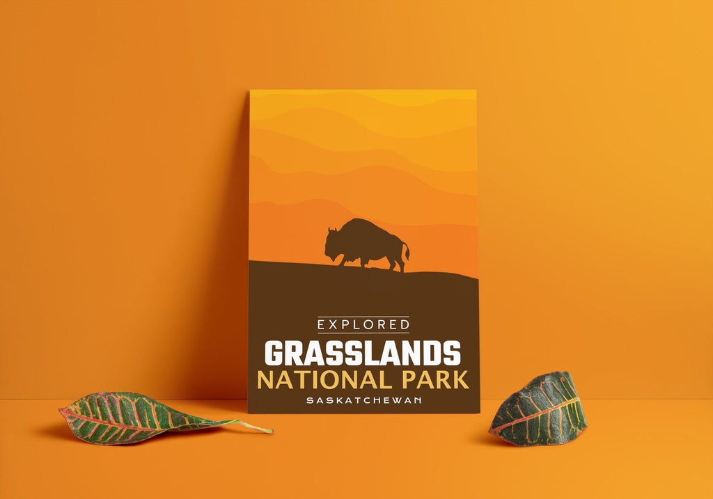 Grasslands National Park 'Explored' Poster