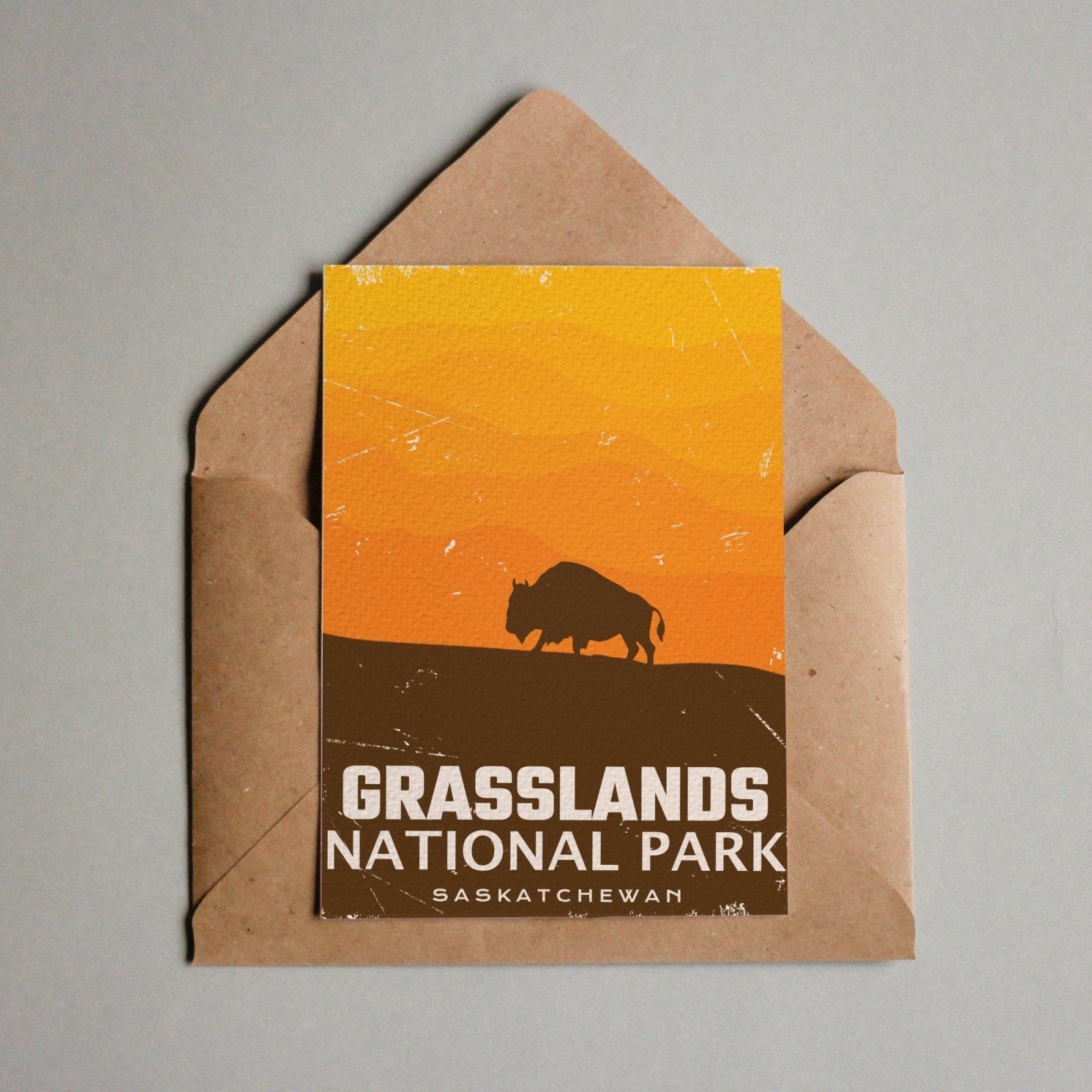 Grasslands National Park of Canada Postcard