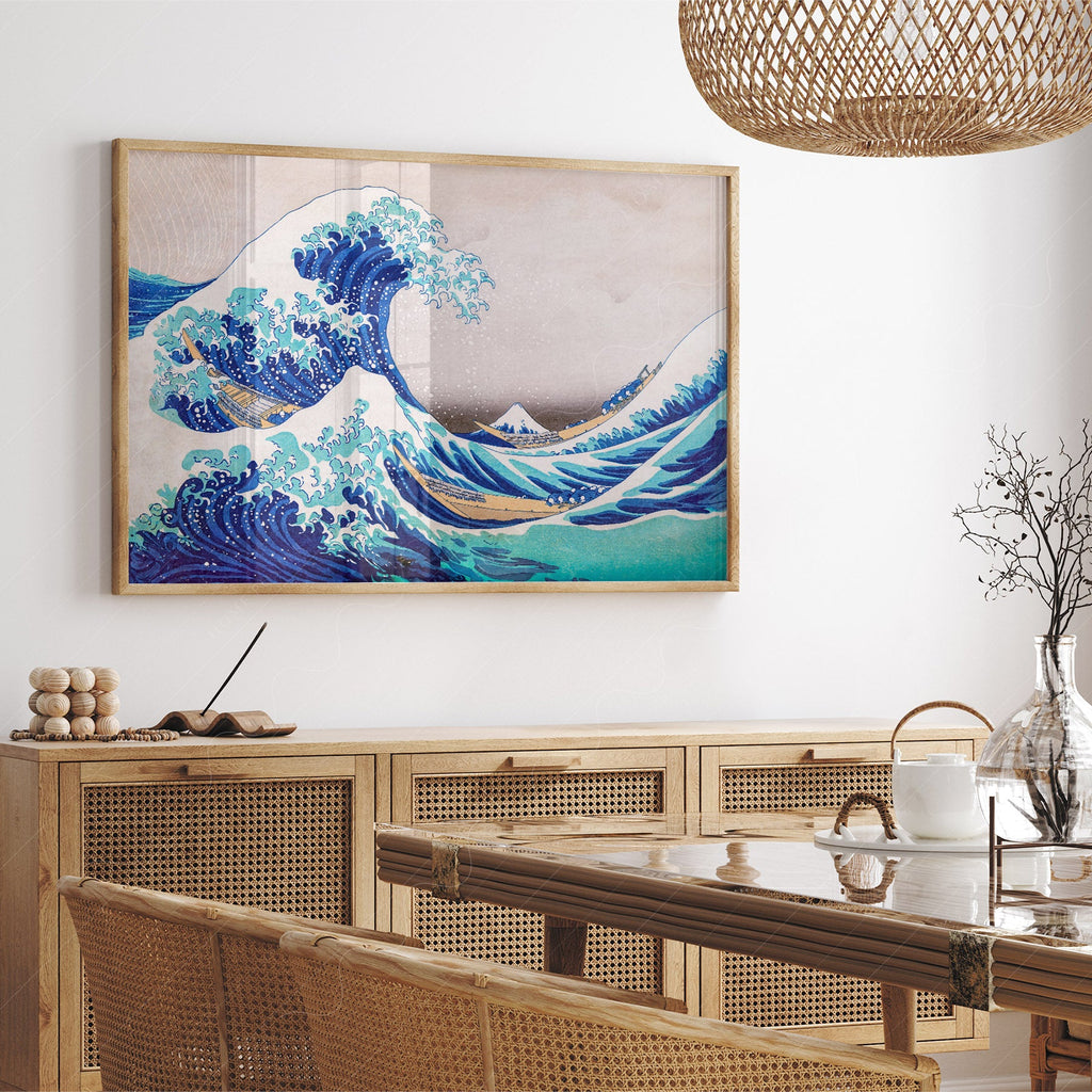 Katsushika Hokusai, The Great Wave off Kanagawa,  Japanese Ukiyo-e Wall Art