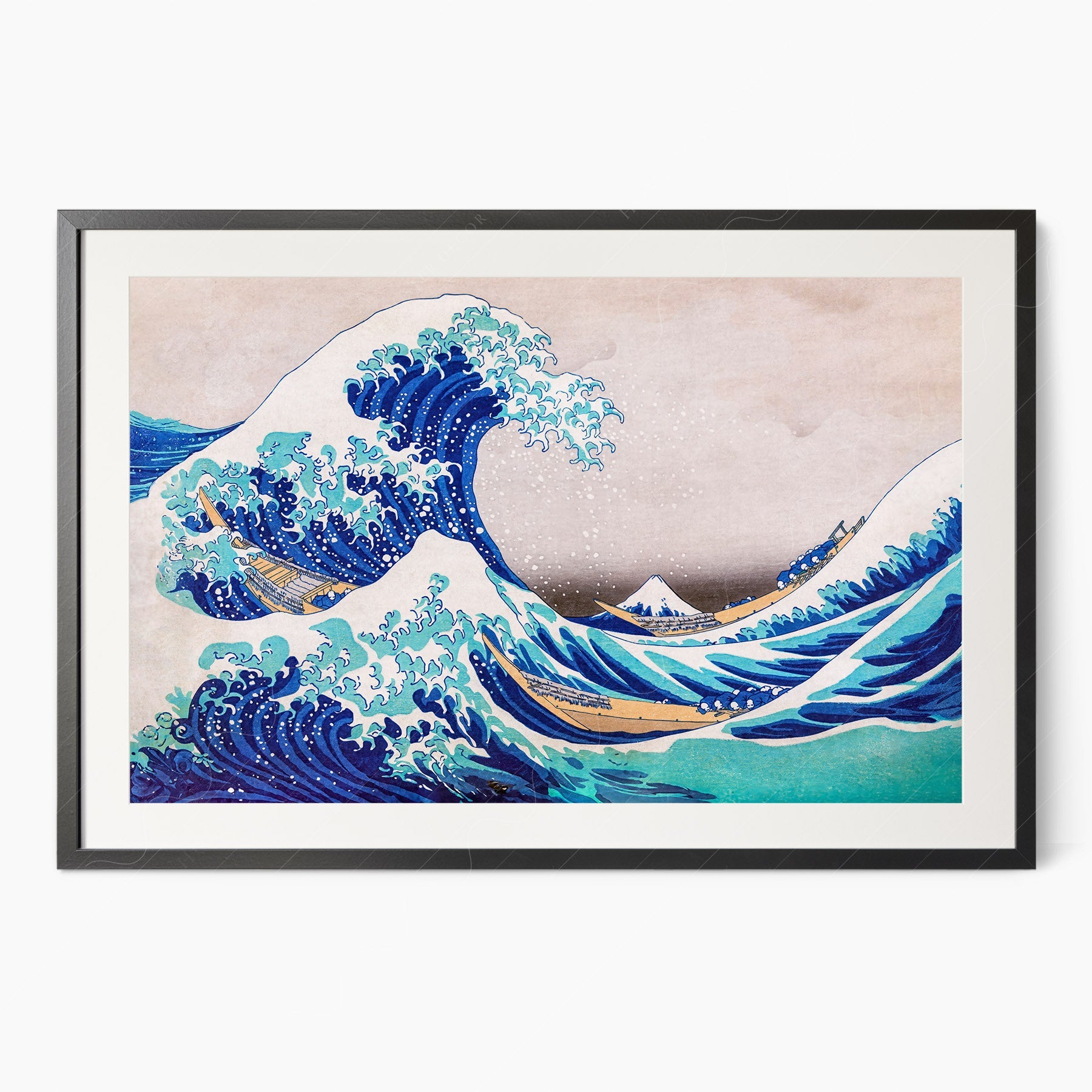 Katsushika Hokusai, The Great Wave off Kanagawa,  Japanese Ukiyo-e Wall Art