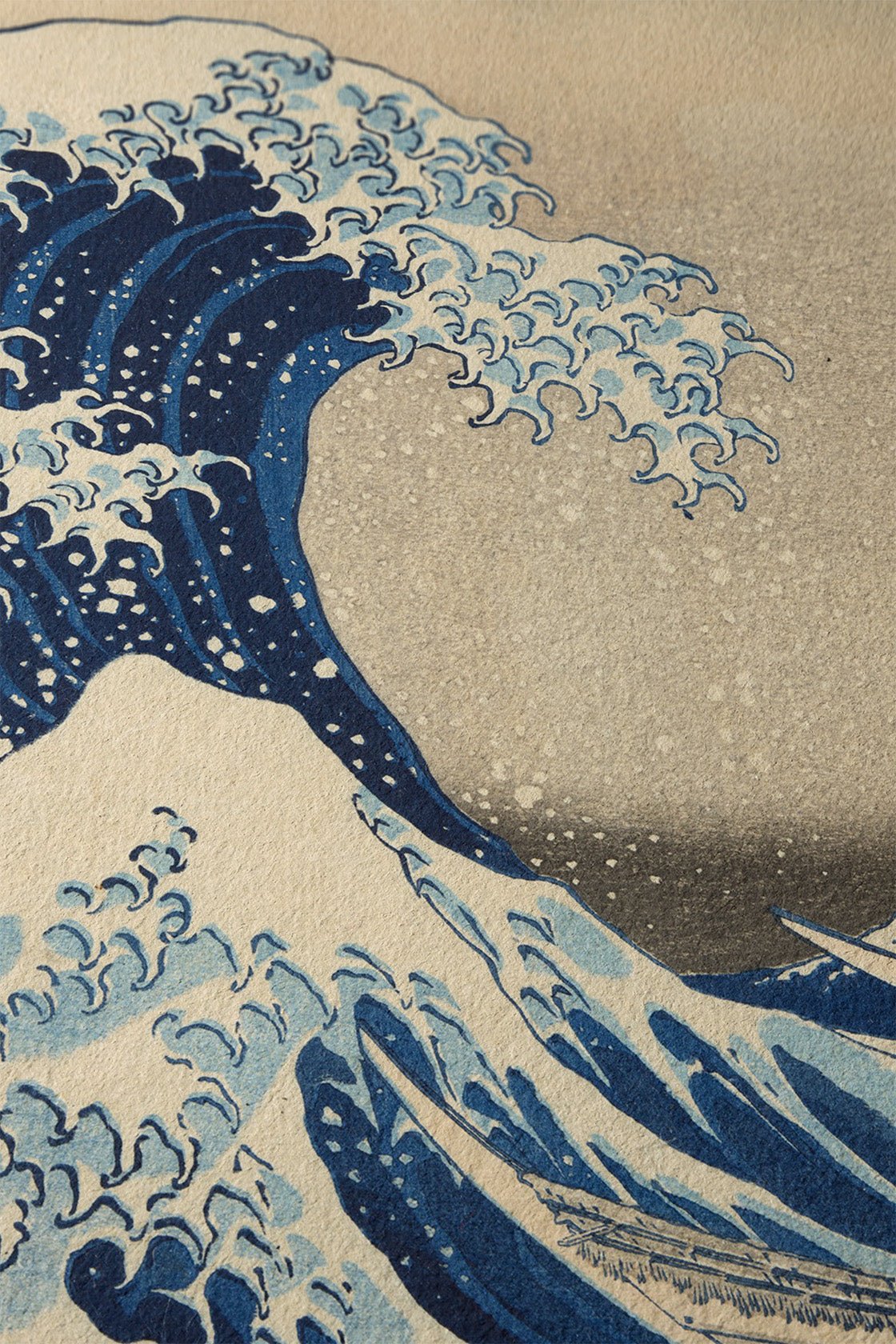 Katsushika Hokusai - La Grande Vague de Kanagawa | Estampe | Célèbre estampe japonaise (disponible encadrée ou non encadrée)