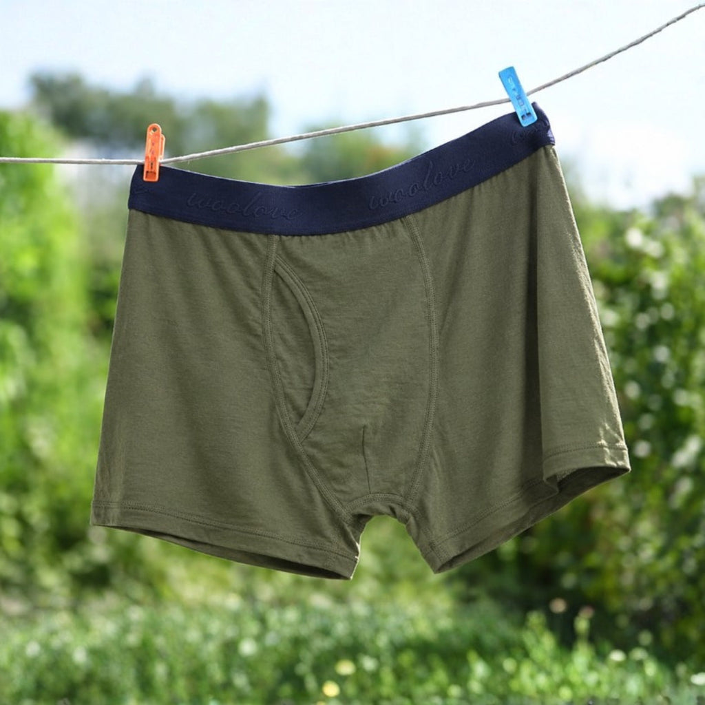 Boxer pour homme 100% laine mérinos 