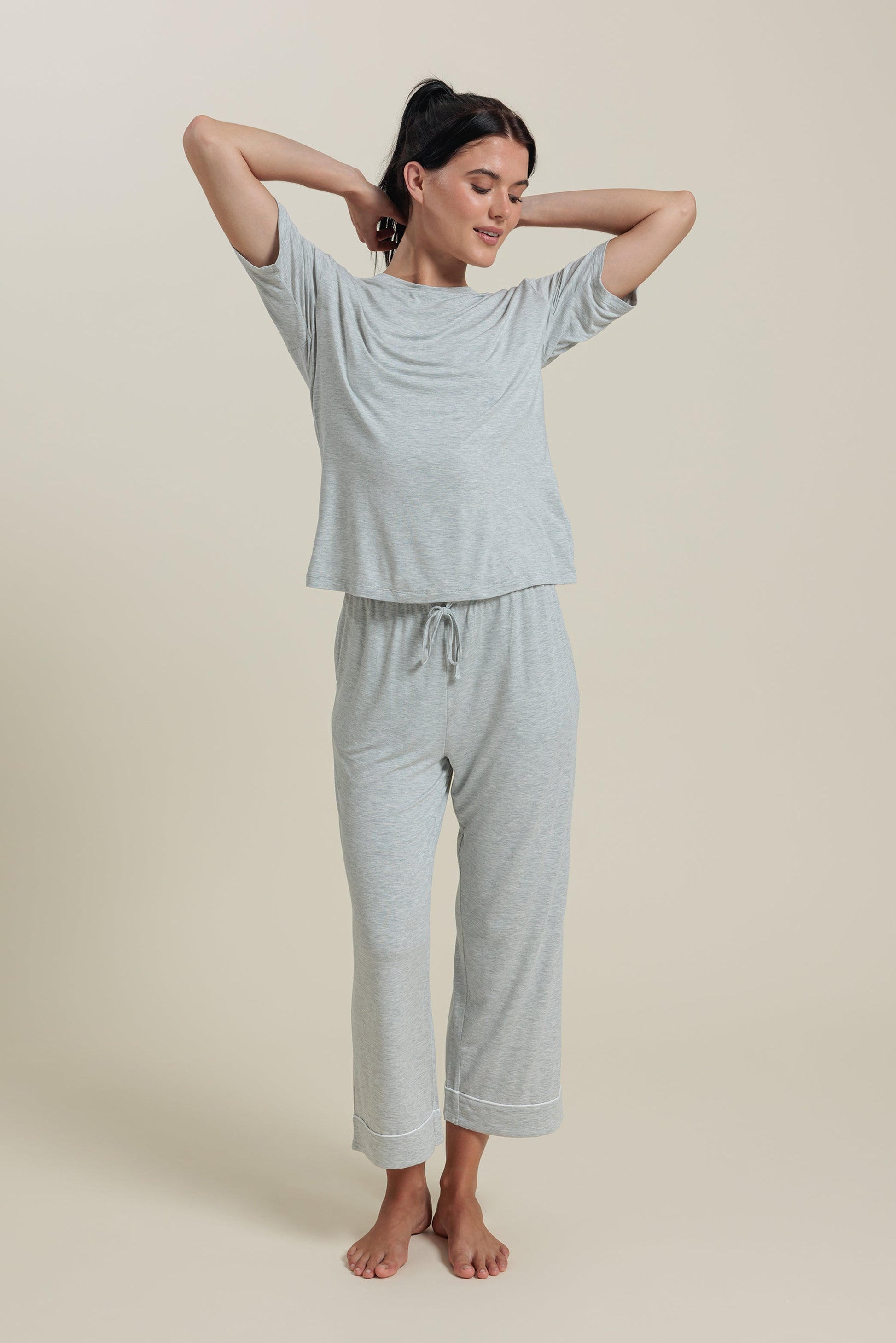 Pantalon de pyjama court en bambou