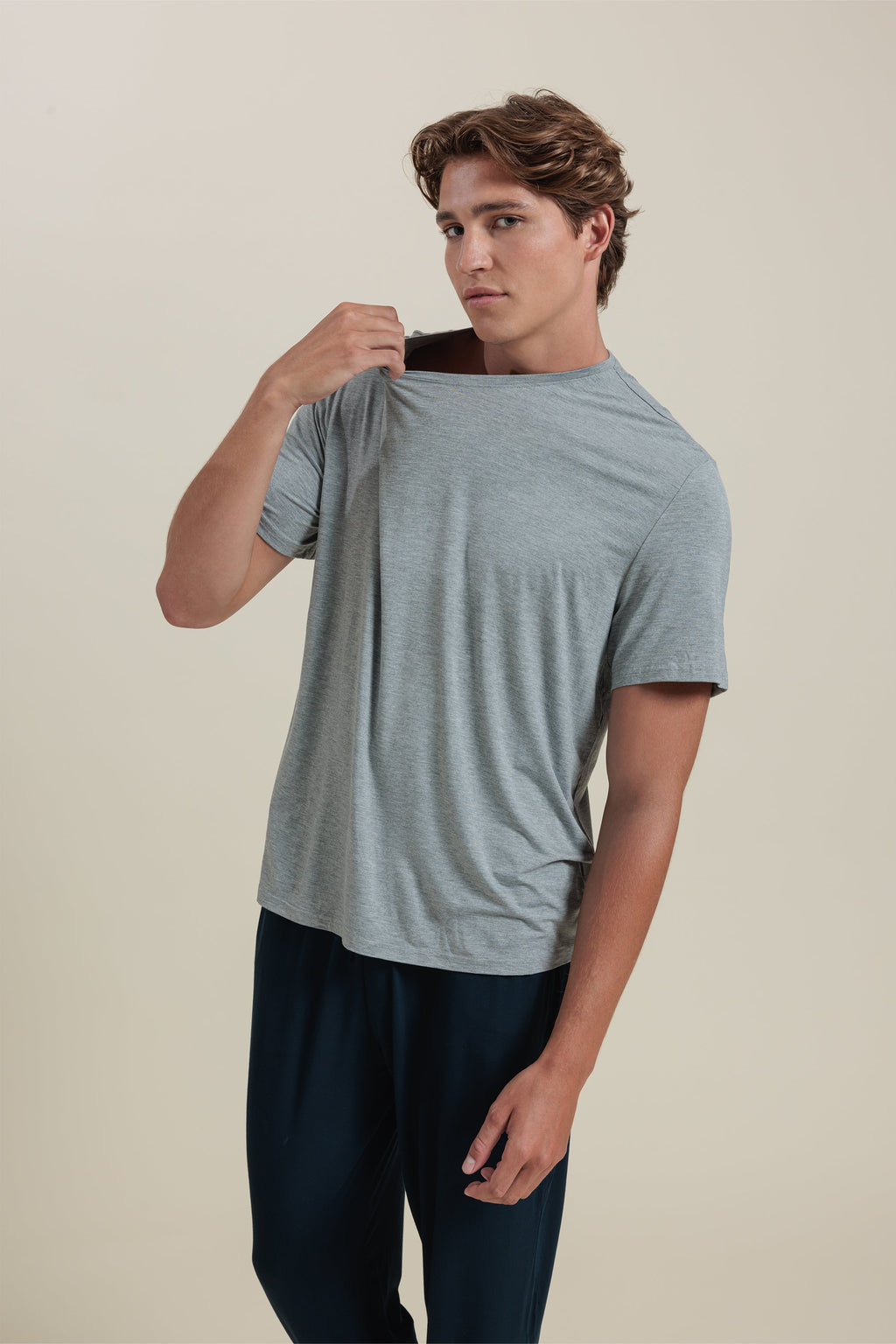 Sleepwear Set Men’s Bamboo Tee & Jogger Set