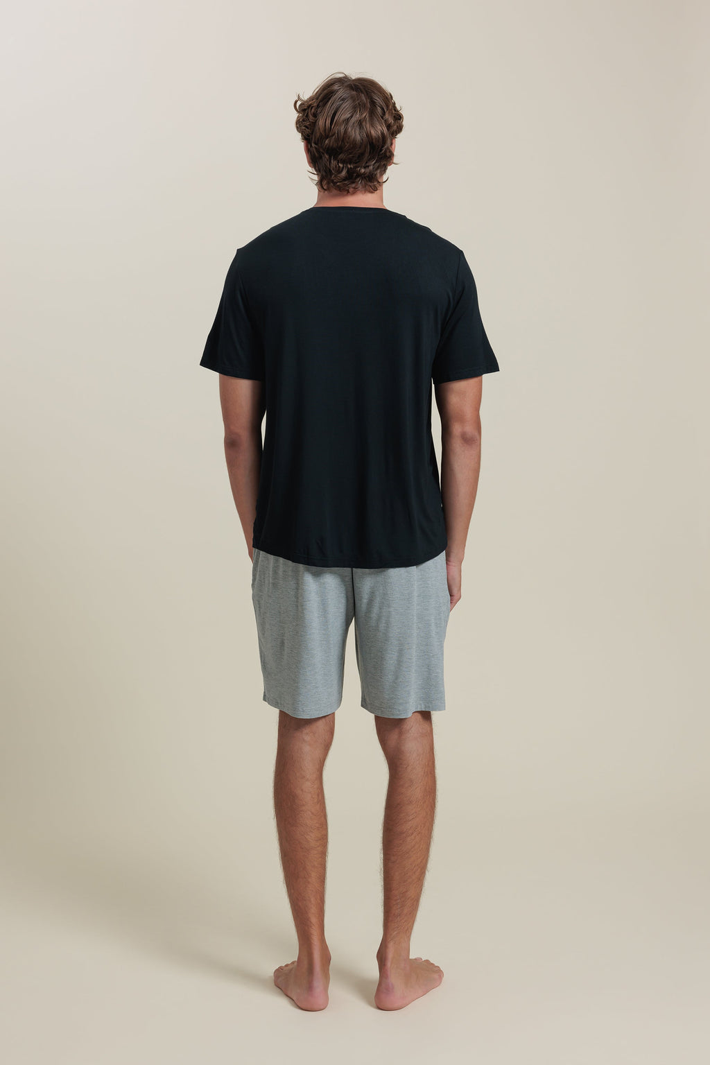 Sleepwear Set Men’s Bamboo Tee & Shorts Set