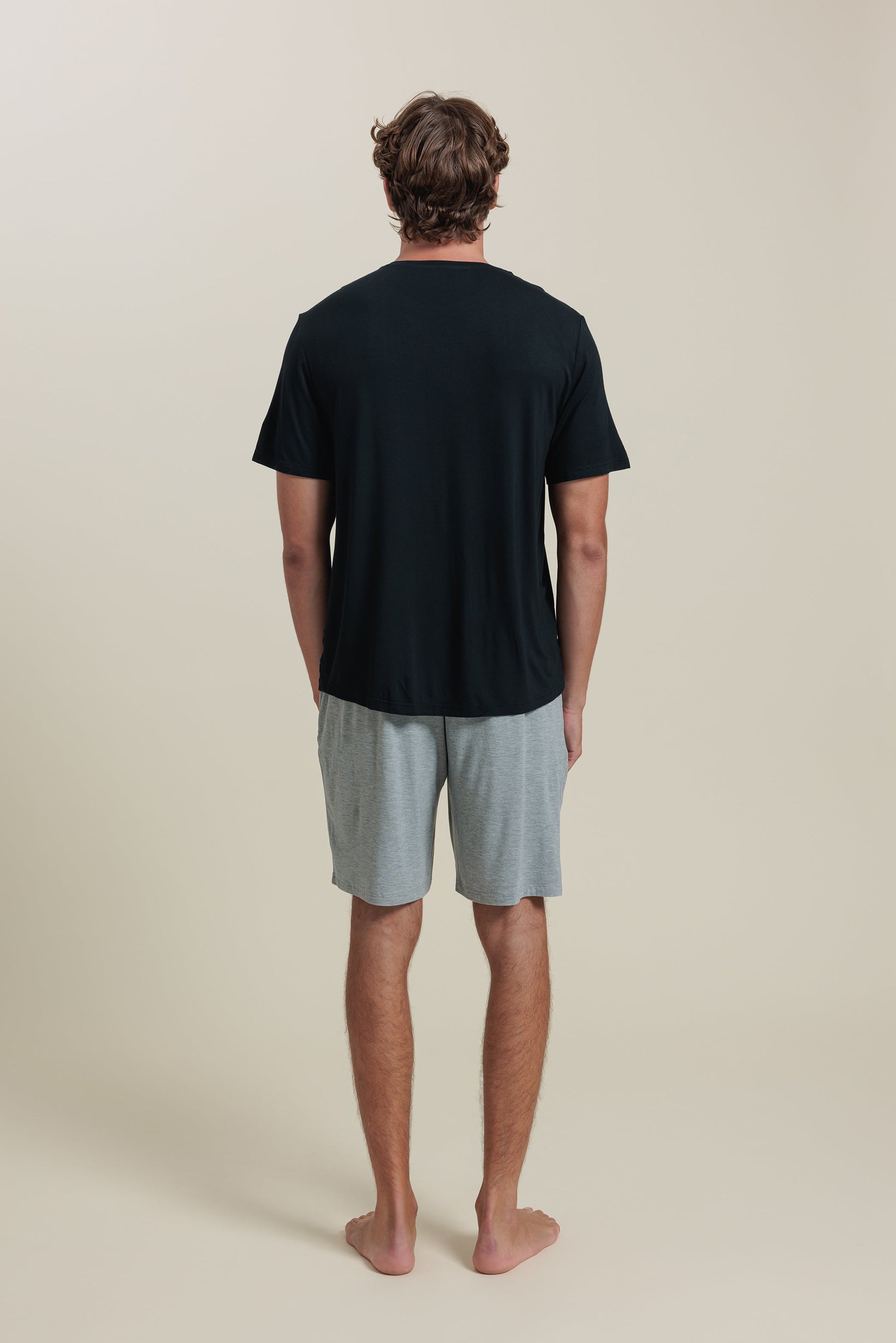 Sleepwear Set Men’s Bamboo Tee & Shorts Set