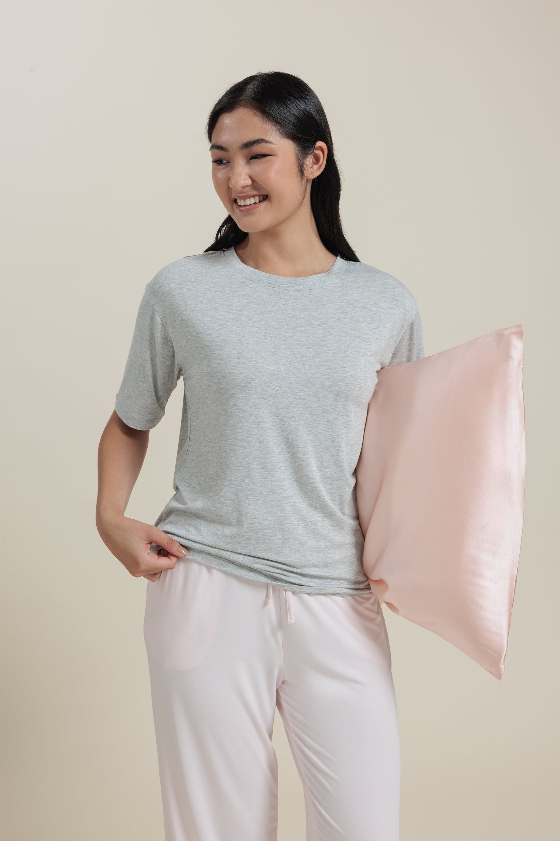 Ensemble de pyjama<br> Ensemble T-shirt et pantalon en bambou