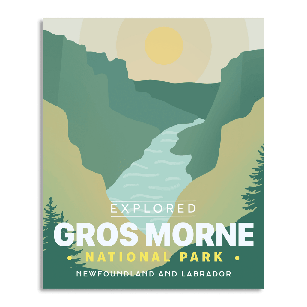 Gros Morne National Park 'Explored' Poster, Canada Parks