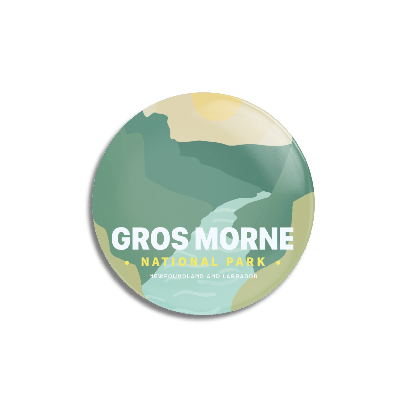 Gros Morne National Park of Canada Pinback Button