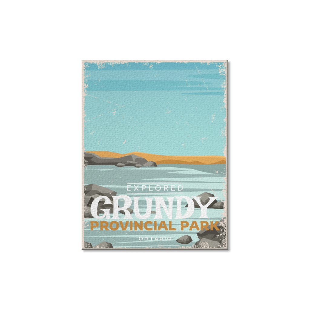 Carte postale du parc provincial Grundy, Ontario